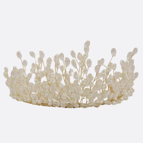 PEARL BEAD TIARA