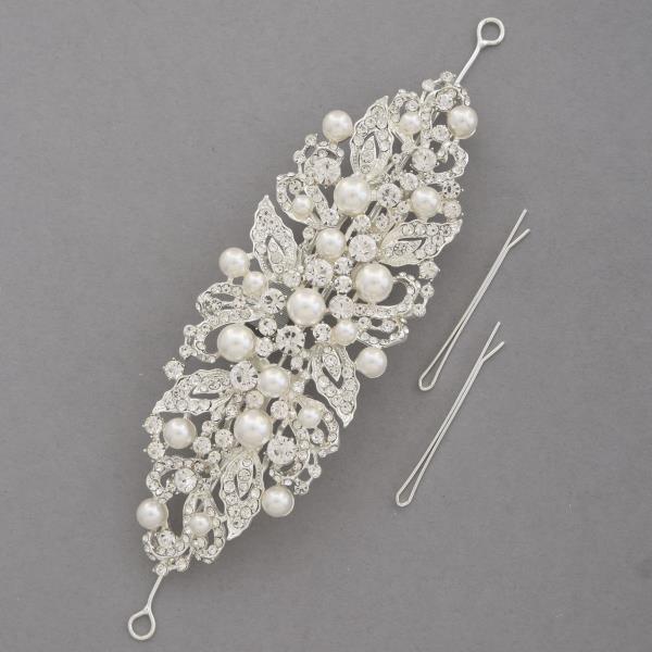 PEARL RHINESTONE HAIR VINE