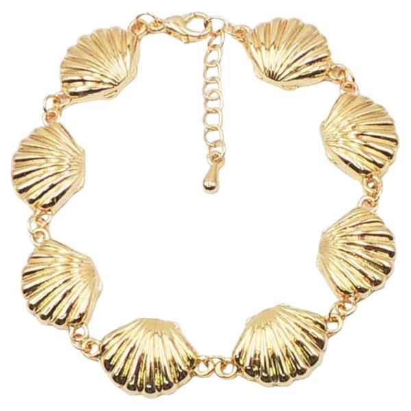 SEASHELL LINK METAL BRACELET