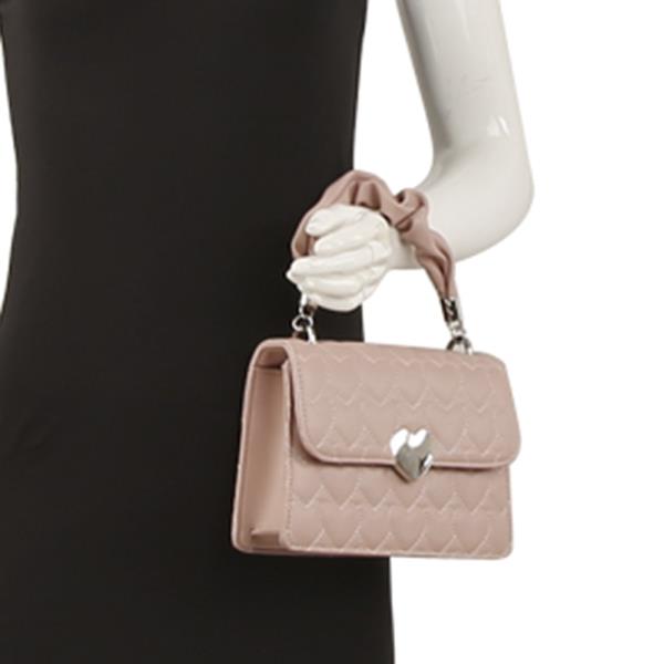 (ONLINE ONLY) Top handle Front Flap Heart Mini Satchel