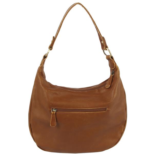 (ONLINE ONLY) Stylish front pocket zipper shoulder hobo bag