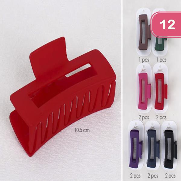 HAIR CLAW JAW CLIP (12 UNITS)