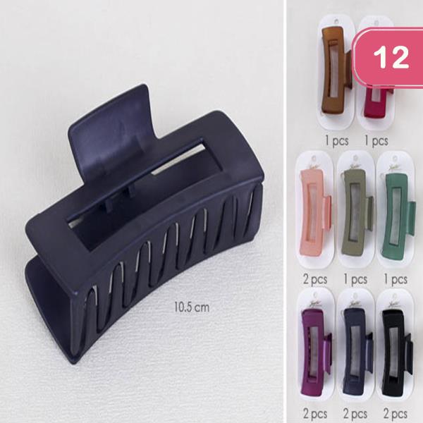 HAIR CLAW JAW CLIP (12 UNITS)