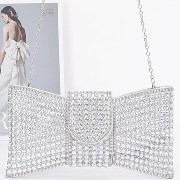 RHINESTONE PARTY CLUTCH BAG