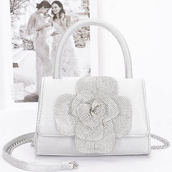 FLORAL ELEGANCE HANDLE BAG