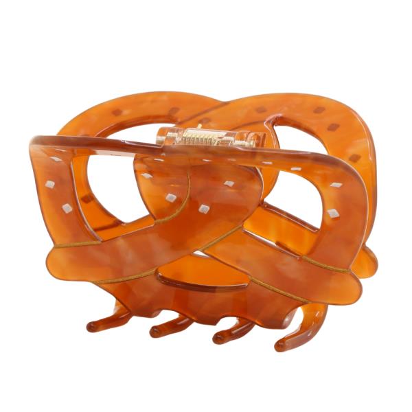 PRETZEL SHAPE CLAW HAIR CLIP