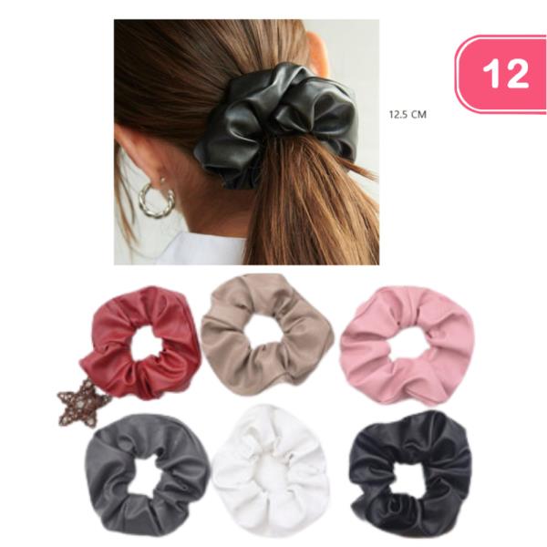 HAIR SCRUNCHIES (12 UNITS)