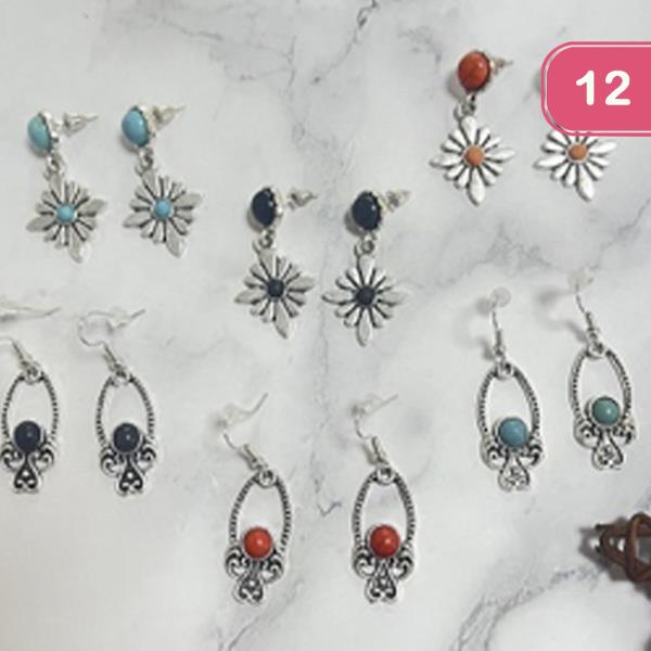 WESTERN STYLE EARRING (12 UNITS)