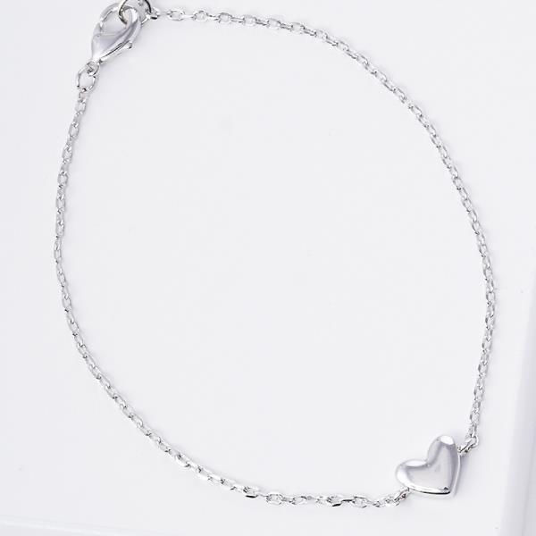 DANITY HEART CHARM GOLD DIPPED BRACELET