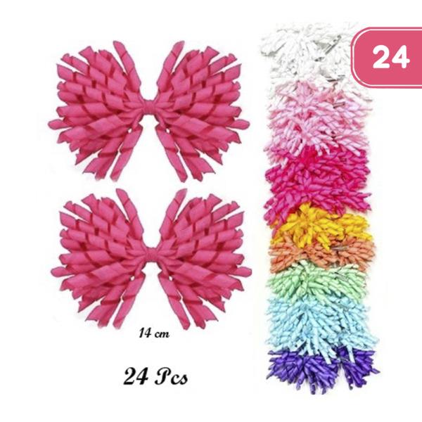 RIBBON HAIR BOW (24 UNITS)