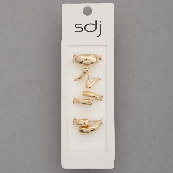 SDJ ASSORTED METAL RING SET