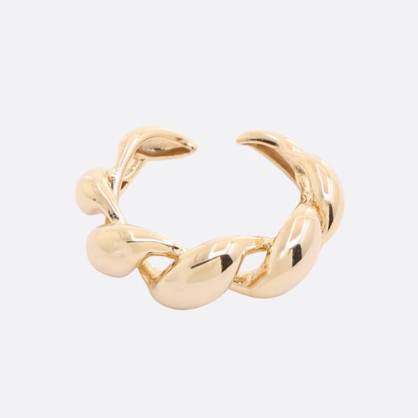 SODAJO TWISTED LINK GOLD DIPPED RING