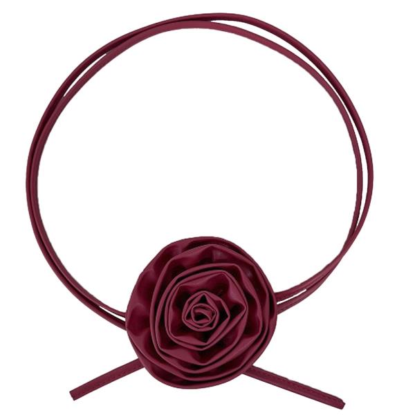 ROSETTE DOUBLE TIE WRAP BELT