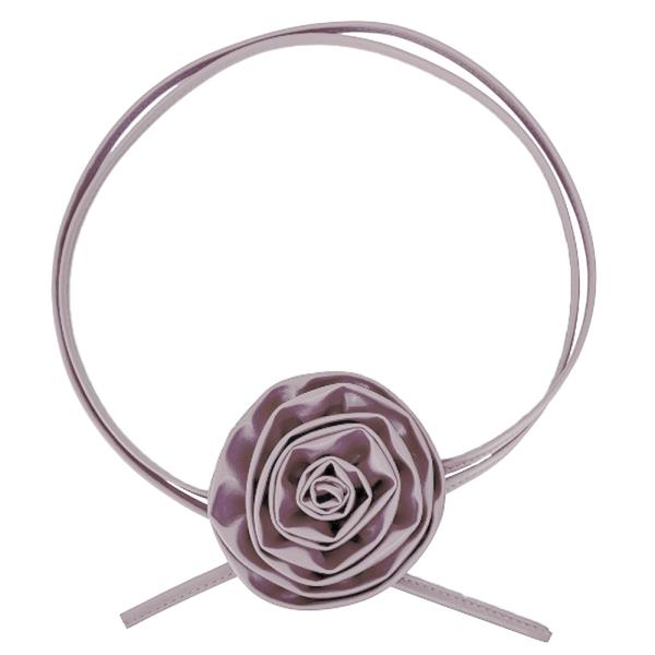 ROSETTE DOUBLE TIE WRAP BELT