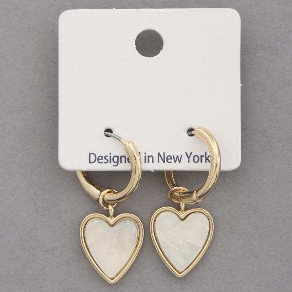 HEART HUGGIE EARRING