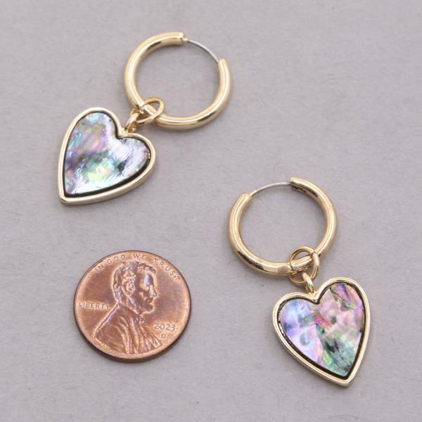 HEART HUGGIE EARRING