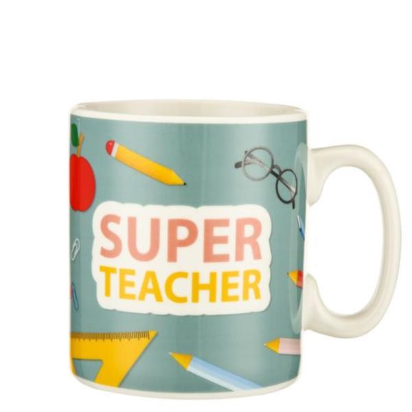 OVERSIZED SUPER TEACHER 30 OZ MUG CUP