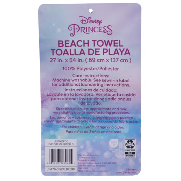 DISNEY PRINCESS BEACH TOWEL