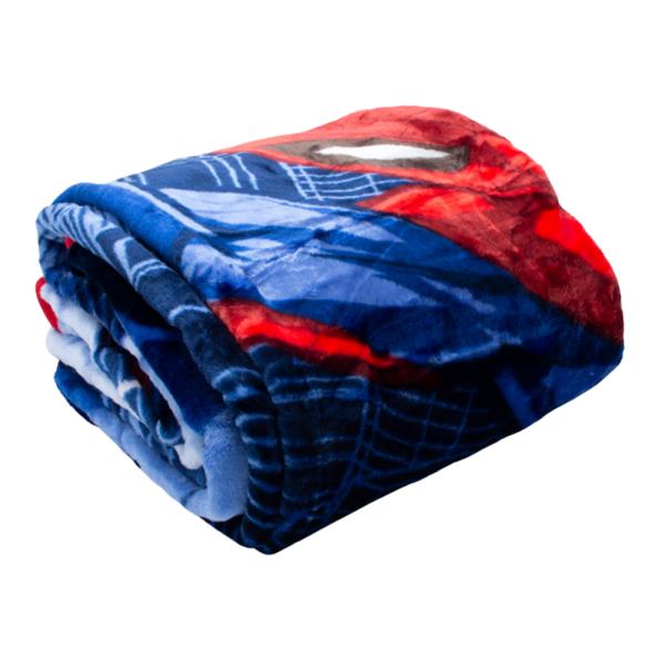 SPIDERMAN CITY SWING RASCHEL BLANKET