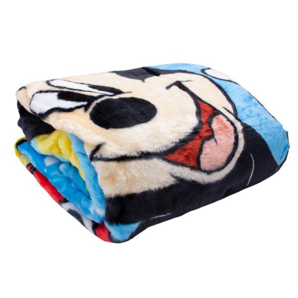 MICKEY THE FUN STARTS HERE RASCHEL BLANKET