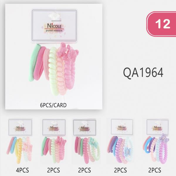 HAIR TIE SET (12 UNITS)