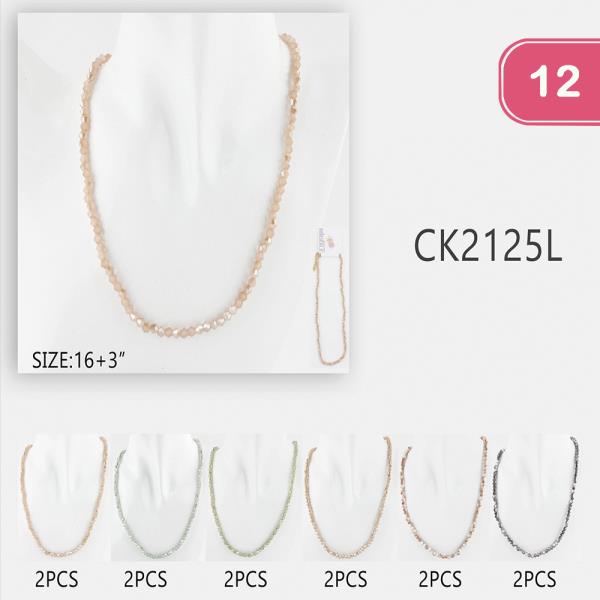 BEAD NECKLACE (12 UNITS)