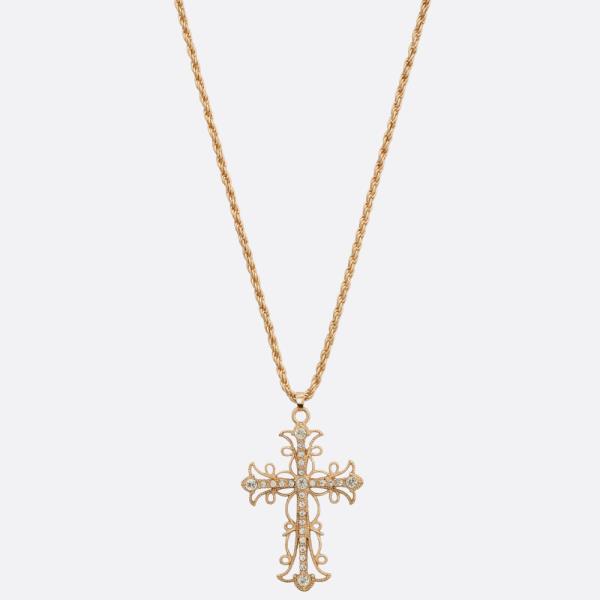 CROSS PENDANT METAL NECKLACE