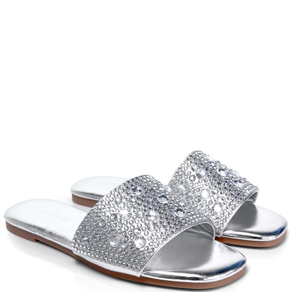 RHINESTONE FASHION SLIDE 12 PAIRS