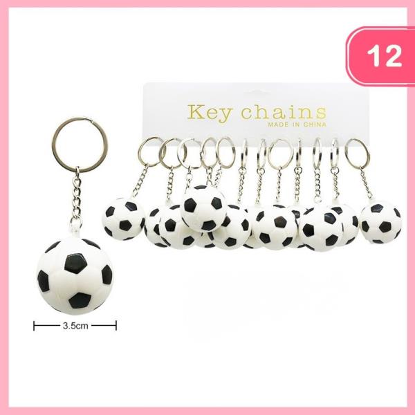 SPORTS BALL KEYCHAIN (12 UNITS)