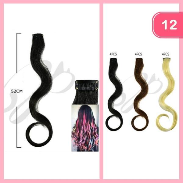 WAVE COLOR HAIR PIN (12 UNITS)