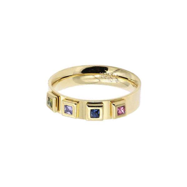 GOLD PLATED STAINLESS STEEL WITH MULTI COLOR CZ 5MM RINGS