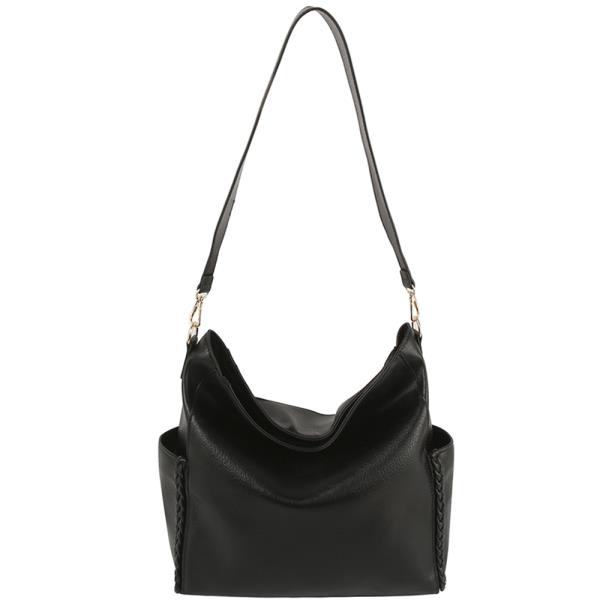 (Online Only) Chic smooth shoulder hobo bag
