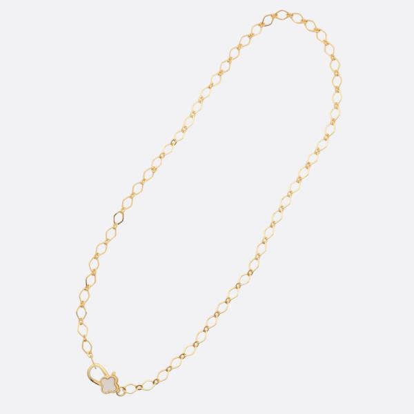 SODAJO CLOVER GOLD DIPPED NECKLACE