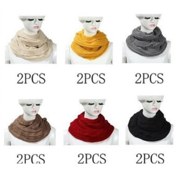 (ONLINE ONLY) SOFT KNIT INFINTY O SCARF (12 UNITS)