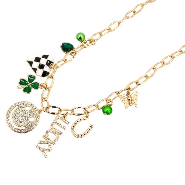 LUCKY THEME CHARM NECKLACE