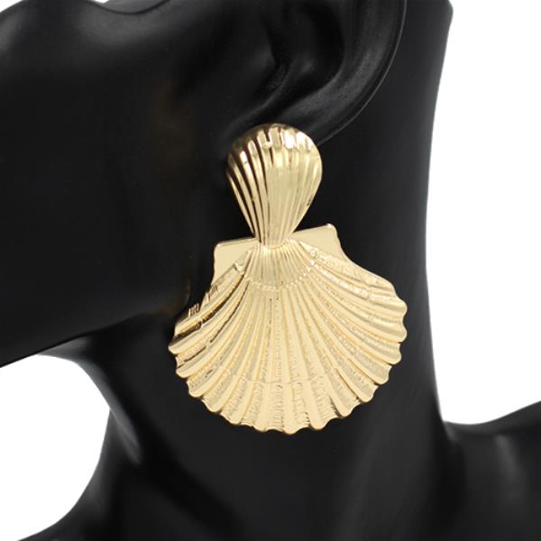 SEASHELL METAL EARRING