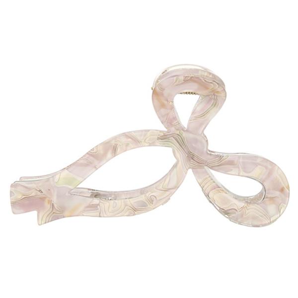 RIBBON HAIR CLAW JAW CLIP