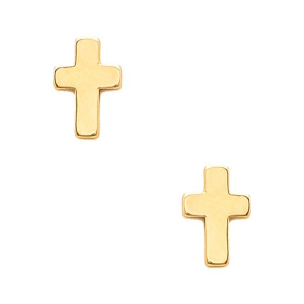 CROSS METAL EARRING