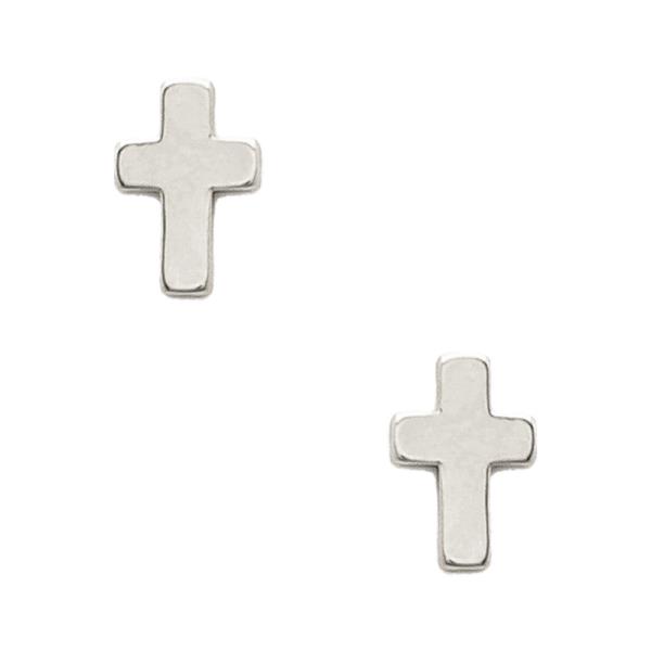 CROSS METAL EARRING