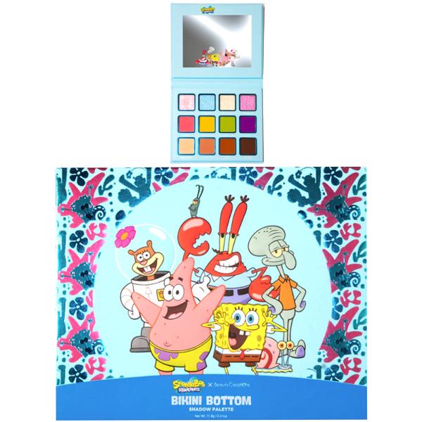 BEAUTY CREATIONS X SPONGEBOB BIKINI BOTTOM EYESHADOW PALETTE