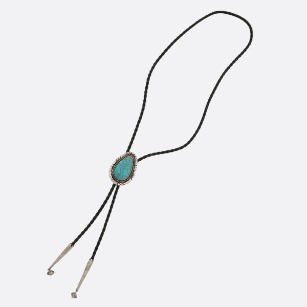 WESTERN STYLE TEARDROP TURQUOISE BEAD Y SHAPE NECKLACE