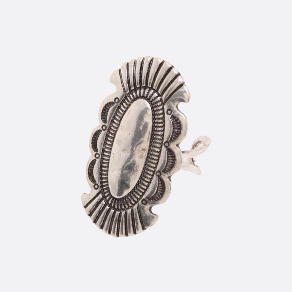 WESTERN STYLE METAL ADJUSTABLE RING