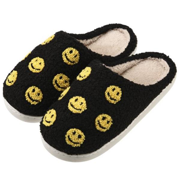 (ONLINE ONLY) HAPPY FACE SMILES SLIPPER 6 PAIR PACK