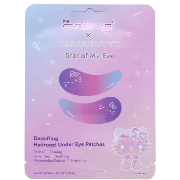 THE CREME SHOP X HELLO KITTY DEPUFFING HYDROGEL UNDER EYE PATCHES (6 UNITS)