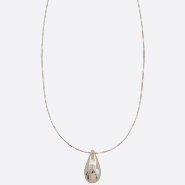 TEARDROP DOME METAL NECKLACE