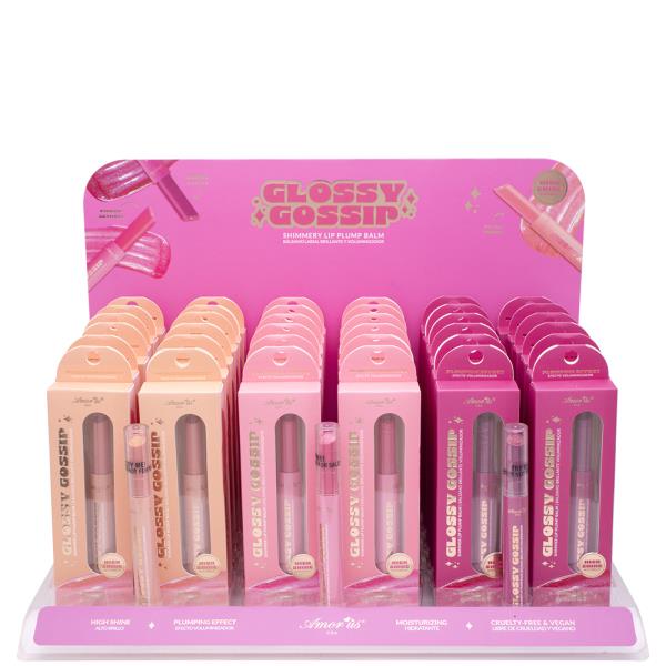 GLOSSY GOSSIP SHIMMERY LIP PLUMP BALM (36 UNITS)