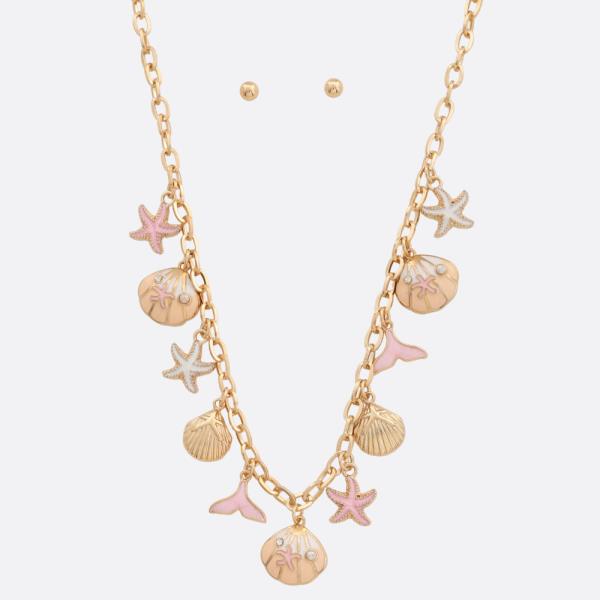 SEA LIFE CHARM NECKLACE