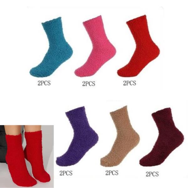 (ONLINE ONLY) COZY SOCKS ASSORTED PACK (12 UNITS)