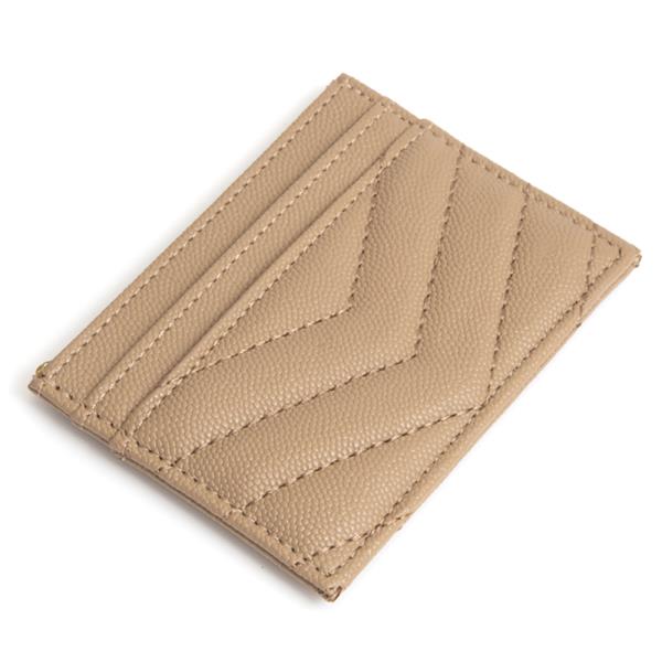 QUILTED CARD COIN HOLDER WALLET