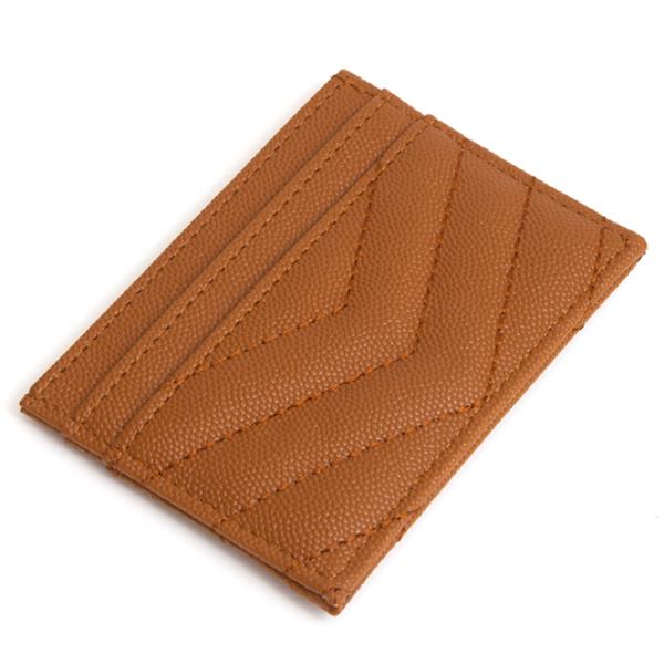 QUILTED CARD COIN HOLDER WALLET